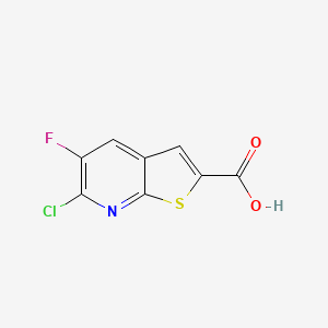 6-Chloro-5-fluorothieno[2,3-b]pyridine-2-carboxylic acid