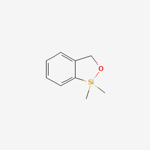 molecular formula C9H12OSi B1315502 1,1-Dimethyl-1,3-dihydrobenzo[c][1,2]oxasilole CAS No. 321903-29-1
