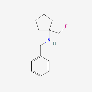 N-benzyl-1-(fluoromethyl)cyclopentan-1-amine