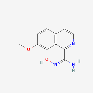 (E)-N'-Hydroxy-7-methoxyisoquinoline-1-carboximidamide