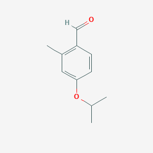 molecular formula C11H14O2 B1315505 4-Isopropoxy-2-methylbenzaldehyde CAS No. 86786-25-6
