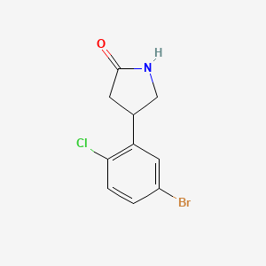 4-(5-Bromo-2-chlorophenyl)pyrrolidin-2-one