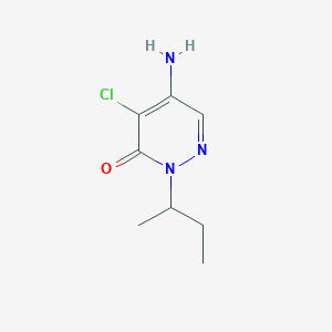 5-Amino-2-(butan-2-yl)-4-chloro-2,3-dihydropyridazin-3-one