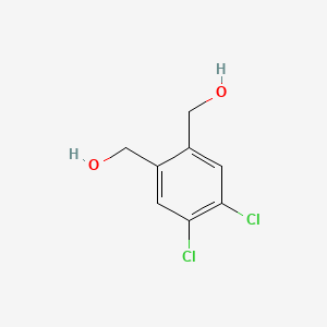 molecular formula C8H8Cl2O2 B1315513 (4,5-Dichloro-1,2-phenylene)dimethanol CAS No. 24006-92-6
