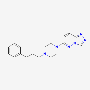 6-(4-(3-Phenylpropyl)piperazin-1-yl)-[1,2,4]triazolo[4,3-b]pyridazine