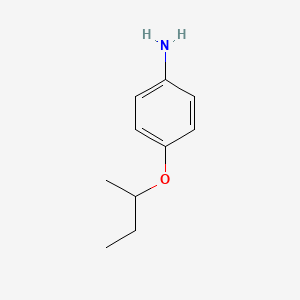 molecular formula C10H15NO B1315516 4-(Sec-butoxy)aniline CAS No. 59002-72-1