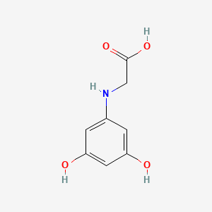 2-((3,5-Dihydroxyphenyl)amino)acetic acid