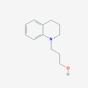 molecular formula C12H17NO B1315519 3-(3,4-Dihydroquinolin-1(2H)-YL)propan-1-OL CAS No. 88014-20-4