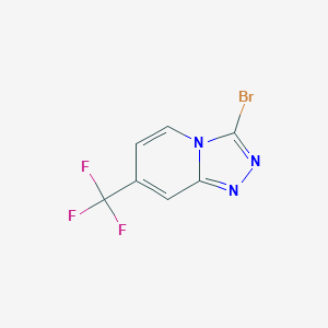 3-Bromo-7-(trifluoromethyl)-[1,2,4]triazolo[4,3-a]pyridine