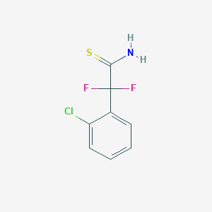 2-(2-Chlorophenyl)-2,2-difluoroethanethioamide