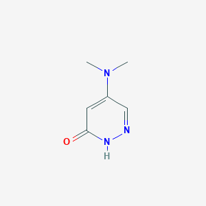 molecular formula C6H9N3O B1315522 5-(Dimethylamino)-3(2H)-pyridazinone CAS No. 82226-43-5