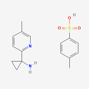 1-(5-Methylpyridin-2-yl)cyclopropanamine 4-methylbenzenesulfonate