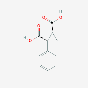 (1S,2R)-1-phenylcyclopropane-1,2-dicarboxylic acid