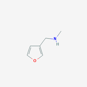 molecular formula C6H9NO B1315529 1-(呋喃-3-基)-N-甲基甲胺 CAS No. 23008-21-1