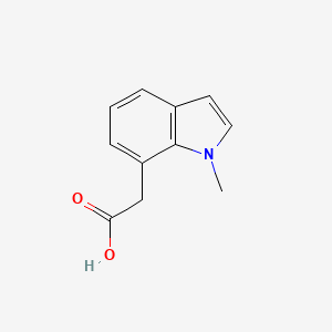 molecular formula C11H11NO2 B13155290 2-(1-Methyl-1H-indol-7-YL)acetic acid 