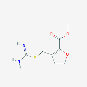 Methyl 3-(([amino(imino)methyl]thio)methyl)-2-furoate