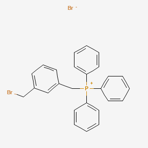 molecular formula C26H23Br2P B13155453 3-(Bromomethyl)benzyltriphenylphosphonium bromide 