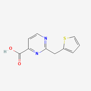 2-(Thiophen-2-ylmethyl)pyrimidine-4-carboxylic acid