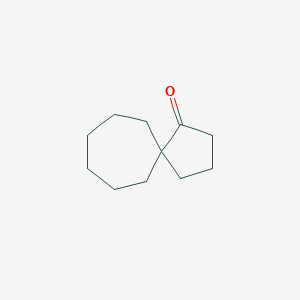 molecular formula C11H18O B1315546 螺[4.6]十一烷-1-酮 CAS No. 106185-60-8