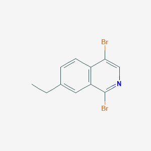 1,4-Dibromo-7-ethylisoquinoline