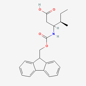 (4R)-3-({[(9H-fluoren-9-yl)methoxy]carbonyl}amino)-4-methylhexanoic acid