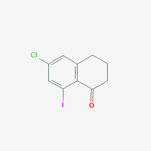 6-Chloro-8-iodo-3,4-dihydronaphthalen-1(2H)-one