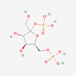 molecular formula C6H14O12P2 B13155546 D-fructofuranose 2,6-bisphosphate 