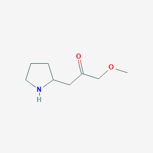 1-Methoxy-3-(pyrrolidin-2-yl)propan-2-one