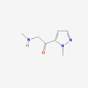 1-(1-Methyl-1H-pyrazol-5-yl)-2-(methylamino)ethan-1-one