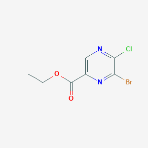 Ethyl 6-bromo-5-chloropyrazine-2-carboxylate