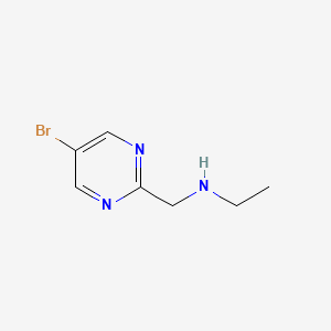 [(5-Bromopyrimidin-2-yl)methyl](ethyl)amine