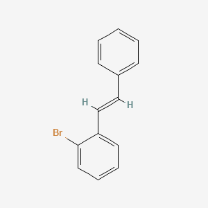 molecular formula C14H11Br B13155603 1-Bromo-2-styrylbenzene 