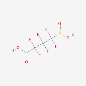 2,2,3,3,4,4-Hexafluoro-4-sulfinobutanoic acid