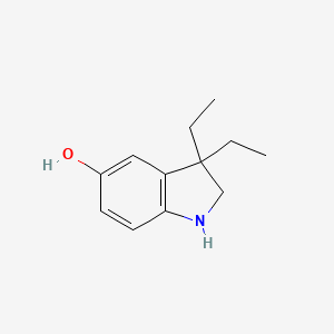 3,3-Diethyl-2,3-dihydro-1H-indol-5-ol