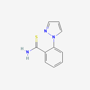 2-(1H-pyrazol-1-yl)benzene-1-carbothioamide