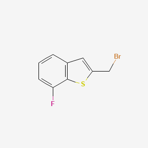 molecular formula C9H6BrFS B1315565 2-Bromomethyl-7-fluoro-benzo[b]thiophene 