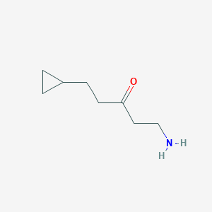 1-Amino-5-cyclopropylpentan-3-one