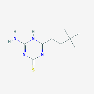 4-Amino-6-(3,3-dimethylbutyl)-1,3,5-triazine-2-thiol