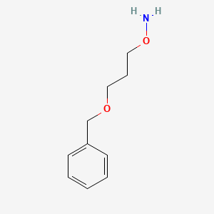 molecular formula C10H15NO2 B1315576 O-(3-(苄氧基)丙基)羟胺 CAS No. 114809-62-0