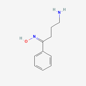 N-(4-Amino-1-phenylbutylidene)hydroxylamine