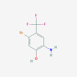 2-Amino-5-bromo-4-(trifluoromethyl)phenol