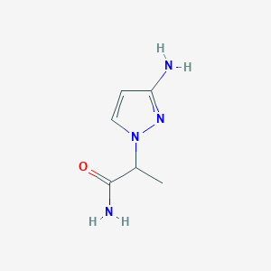 2-(3-Amino-1H-pyrazol-1-YL)propanamide