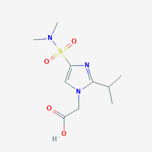 2-[4-(Dimethylsulfamoyl)-2-(propan-2-yl)-1H-imidazol-1-yl]acetic acid