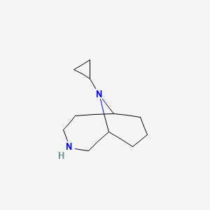 molecular formula C11H20N2 B13155892 10-Cyclopropyl-3,10-diazabicyclo[4.3.1]decane 