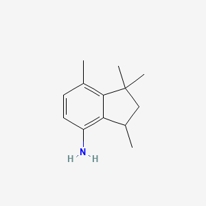 1,1,3,7-Tetramethyl-2,3-dihydro-1H-inden-4-amine