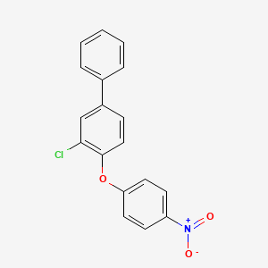 3-Chloro-4-(4-nitrophenoxy)biphenyl