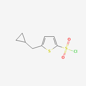 5-(Cyclopropylmethyl)thiophene-2-sulfonyl chloride