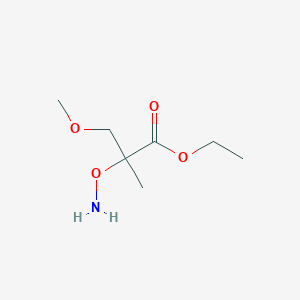 Ethyl 2-(aminooxy)-3-methoxy-2-methylpropanoate