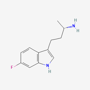 (2S)-4-(6-Fluoro-1H-indol-3-yl)butan-2-amine