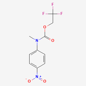 2,2,2-Trifluoroethyl methyl(4-nitrophenyl)carbamate